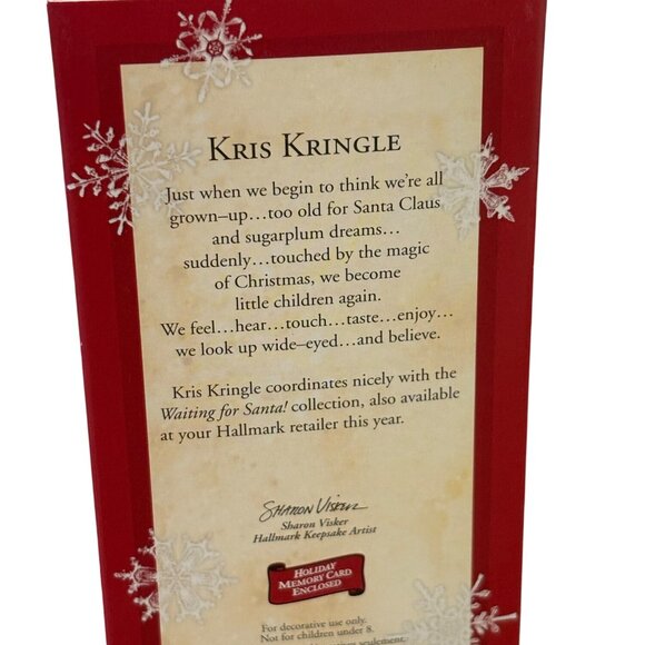 Hallmark 2003 Keepsake Ornament Kris Kringle Collectible Christmas Decoration - Picture 2 of 3